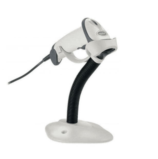 Cititor coduri 1D Zebra Symbol LS2208 USB Alb Cu Stand